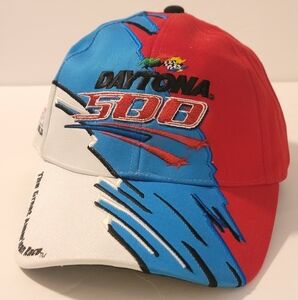 Vintage Infinity Daytona 500 Adjustable Baseball Cap Embroidered Multicolor